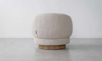 Bonnie Swivel Armchair (Fabric A1417 Color 4C)