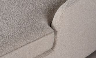 Jenner Curved Sofa (Fabric A2635 Color 2A)
