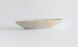 Eivissa Oval Platter Sand Beige 33 cm