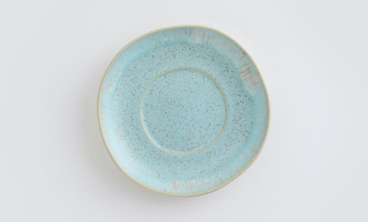 Eivissa Tea Cup and Saucer Sea Blue 0.23 L