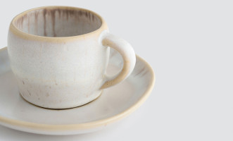 Eivissa Coffee Cup and Saucer Sand Beige 70 ml