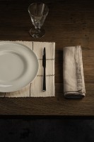 Joana Placemat White-Black