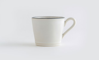 Coffee Cup and Saucer Beja White-Blue 80 ml