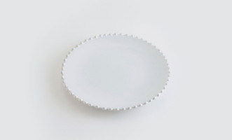 Pearl Salad/Dessert Plate white cloud 22 cm