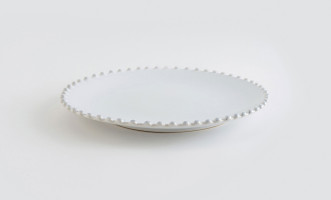 Pearl Salad/Dessert Plate white cloud 22 cm