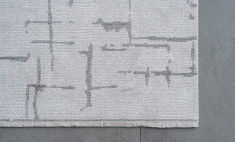 Tile Grey Carpet 240x340 cm