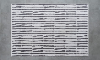 Irradiant Charcoal/ecru Carpet 160x230 cm