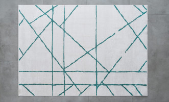 Illusion Beige/Green Carpet 240x340 cm