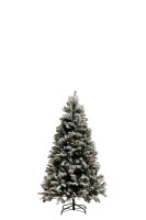 Christmas Tree Plastic Snowy Green (105x105x193cm)