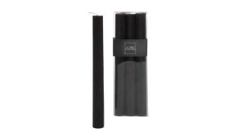 Table Candle Brown/Black 9H Box 6 