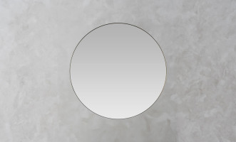 Stella Round Mirror Brass Finish d100 cm