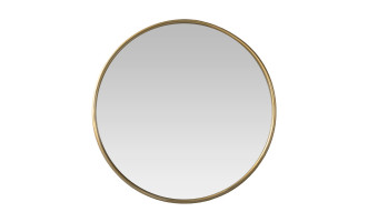 Walker Round Mirror Brass Finish d58 cm