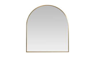 Marion Arch Mirror Brass Finish 91x102 cm