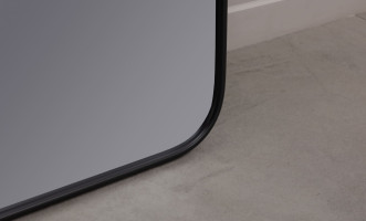 Walker Arch Shape Mirror Black Finish