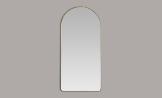 Walker Arch Shape Mirror Brass Finish