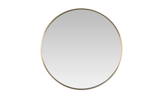 Marion Round Mirror Brass Finish