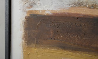 Ochre Square Wall Decoration