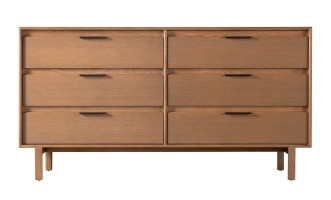 JP Line 6.0 6 Drawer Chest Light Finish