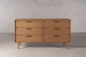JP Line 6.0 6 Drawer Chest Light Finish
