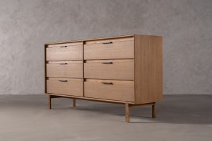 JP Line 6.0 6 Drawer Chest Light Finish
