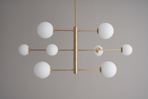 Orbit Pendant Lamp / brass