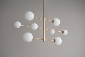 Orbit Pendant Lamp / brass