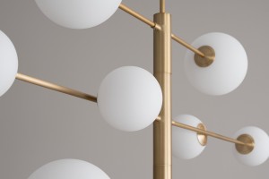 Orbit Pendant Lamp / brass
