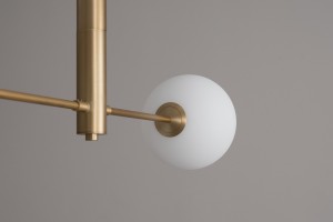 Orbit Pendant Lamp / brass