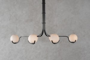 Scoop Chandelier Dining / dark bronze