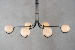 Scoop Chandelier Dining / dark bronze