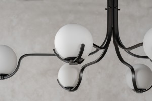 Scoop Chandelier Dining / dark bronze