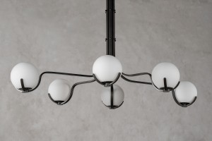 Scoop Chandelier Dining / dark bronze