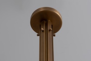 Scoop Chandelier Dining / dark brass