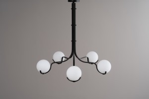 Scoop Chandelier / dark bronze