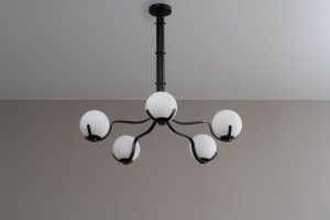 Scoop Chandelier / dark bronze