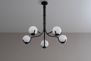 Scoop Chandelier / dark bronze
