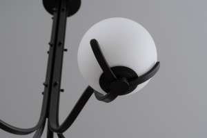 Scoop Chandelier / dark bronze