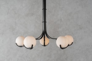 Scoop Chandelier / dark bronze