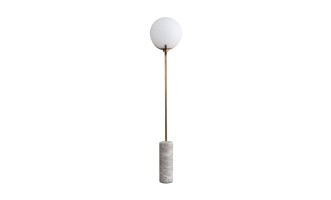 Scoop Floor Lamp / dark brass