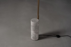 Scoop Floor Lamp / dark brass
