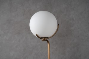 Scoop Floor Lamp / dark brass