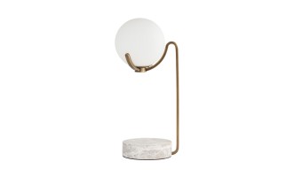 Scoop Table Lamp / dark brass