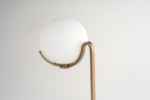 Scoop Table Lamp / dark brass