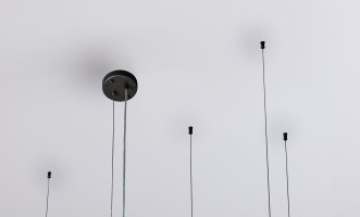 Scoop Large Chandelier D1605xH600 / dark bronze