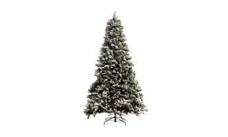 Christmas Tree Plastic Snowy Green L
