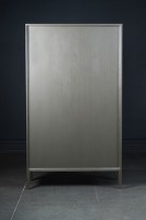 City Showcase with 2 Glass Doors (Color: Oak gray (veneer))