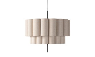 Celine Small Grey Pendant Lamp