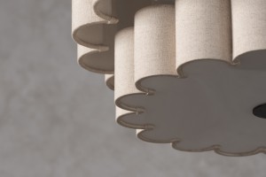 Celine Small Grey Pendant Lamp