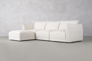 Monterey Sofa with Ottoman (Fabric Leigh col.101)