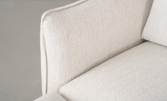 Monterey Sofa with Ottoman (Fabric Leigh col.101)